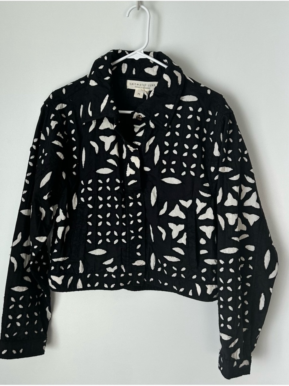 saltwater LUXE Black & White Jayme Jacket